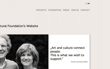 JES Foundation website development