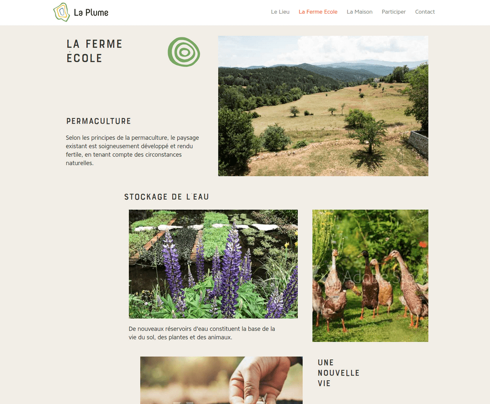 Site internet laplume.co